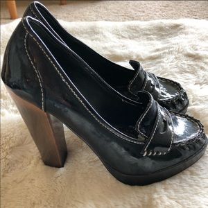 Harajuku Lovers Patent Oxford Platform Heels